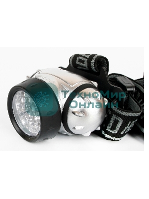 Фонарь ULTRAFLASH LED5353налобн металлик 19led 4 реж 3xr03 пласт коробка