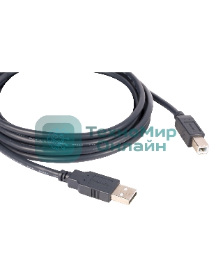 Кабель Kramer C-USB/AB-6 USB-A 2.0 вилка- USB-B вилка, 1,8 м