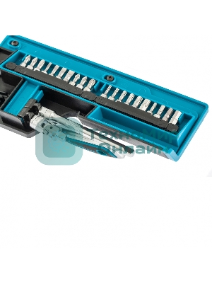 Набор торцевых головок GROSS, трещотка 120 зубьев, 36 предметов 14142