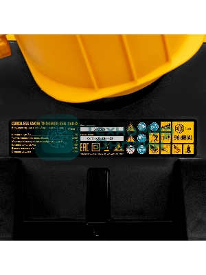 Снегоуборочная машина аккумуляторная Denzel, ESB-460-0, Li-Ion, 36В