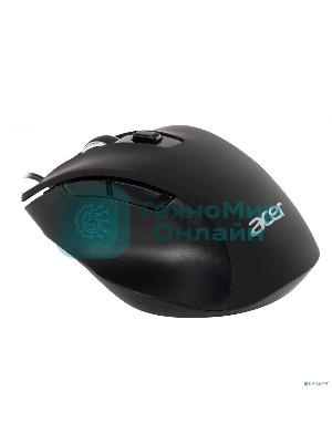 Мышь проводная Acer OMW120 черный, 2000 dpi, USB, кнопки - 6