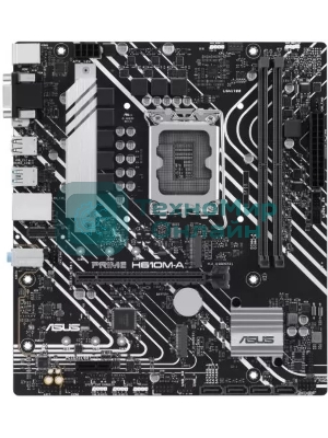 Материнская плата ASUS PRIME H610M-A-CSM, LGA 1700, Intel H610, 2xDDR5, 4xSATA, 2xM.2 PCIe 3.0 (x2, x4), 1xPCIe 4.0 x16, 1xPCIe x1, 1xHDMI, 1xDP, 1xVGA, 2xUSB-A 3.2 Gen 2, 4xUSB-A 2.0, 1x 1Gb LAN, 3x3.5 мм, 7.1, mATX