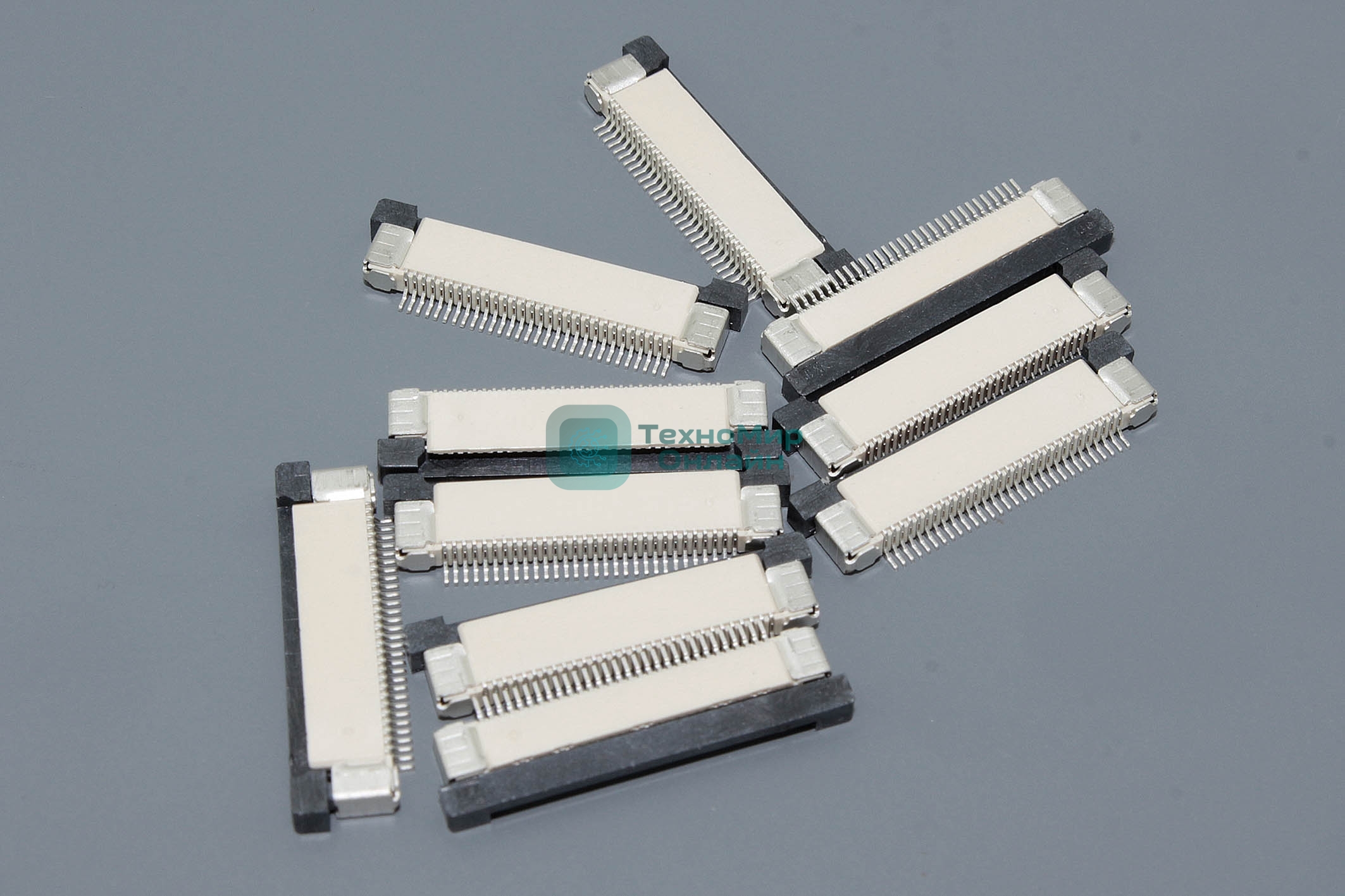 Разъем FPC Half Coverage Top Contact 0.5K-BS-30PWB 30 pin высота 2мм шаг 0,5мм 10 шт