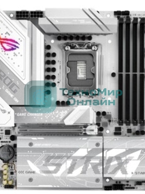 Материнская плата ASUS ROG STRIX B860-G GAMING WIFI, LGA 1851, Intel B860, 4xDDR5, 4xSATA, 4xM.2, 1xPCIe 5.0 x16, 1xDP, 1xHDMI, 1xThunderbolt 4, 1x 2.5Gb LAN, 1xUSB-C 20Gbps, 1xUSB-A 10Gbps, 3xUSB-A 5Gbps, 4xUSB-A 2.0, 2x3.5 мм, 7.1, mATX