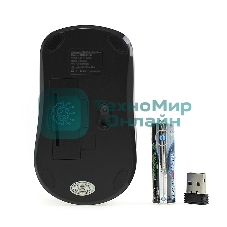 Мышь беспроводная Crown CMM-932W черный, 1000 dpi, радиоканал, USB, кнопки - 3