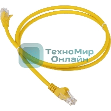 Патч-корд LANMASTER LSZH UTP cat.5e, 2.0 м, желтый