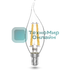 Лампа светодиодная Gauss Basic 1041116T 5.5Вт цок.: E14 свеча 240B 2700K св. свеч. белый. теп. (упак.: 3 шт)