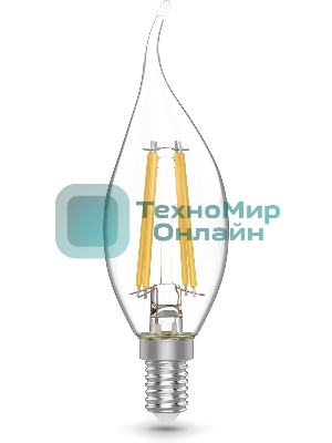 Лампа светодиодная Gauss Basic 1041116T 5.5Вт цок.: E14 свеча 240B 2700K св. свеч. белый. теп. (упак.: 3 шт)