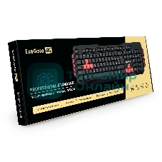 Клавиатура проводная ExeGate Multimedia Professional Standard LY-505M проводная, USB, черный