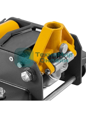 Домкрат гидравлический подкатной Denzel 3 т, 85-610 мм, быстрый подъем, низ. подхват, проф, SUV