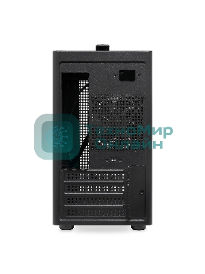 Компьютерный корпус без блока питания HSPD M210, Mesh Mid Tower, черный, 0.7 SPCC, 1x90мм mATX, mITX 140/280/150мм 1x2.5