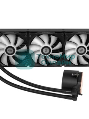 Система жидкостного охлаждения PcCooler DA360 BK ARGb Soc-AM5/AM4/1200/1700/1851 черный 4-pin Al 300W Ret (DA360-BKAWXX-GL)