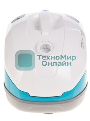 Пылесос Thomas AQUA-BOX Perfect Air Allergy Pure белый/синий, 325/1700 Вт, уборка сухая/сбор жидкости, пылесборник контейнер 2.6 л