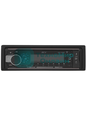 Автомагнитола ACV AVS-930BW, 1 DIN, Bluetooth, USB Type-A, AUX