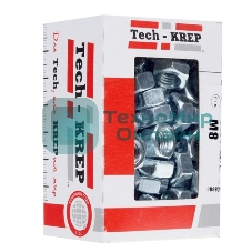 Гайка шестигранная М8 цинк. DIN 934 (уп.35шт) пакет Tech-Krep 103026