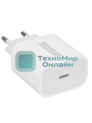 Сетевое зарядное устройство Wiiix UNN-4-1-01-PD 20W 3A (PD) USB Type-C белый