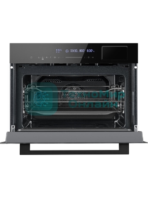Духовой шкаф электрический Weissgauff OEMS 459 PDB черный, встраиваемый