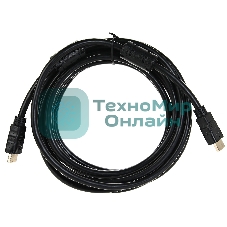 Кабель HDMI-19M - HDMI-19M ver 2.0+3D/Ethernet,2 фильтра 5m Telecom