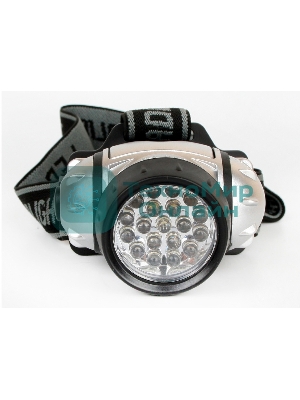 Фонарь ULTRAFLASH LED5353налобн металлик 19led 4 реж 3xr03 пласт коробка
