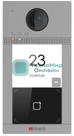 Видеопанель HiWatch VDP-D4211W(B) цвет панели: серебристый