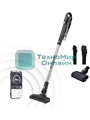 Пылесос вертикальный Polaris PVCS 2090 черный/серебристый, питание от аккумулятора, 130 Вт, уборка сухая, пылесборник 0.2 л