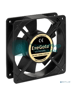 Вентилятор для корпуса ExeGate EX12025BAL черный, 120 мм, 2200 об/мин, 32 дБ