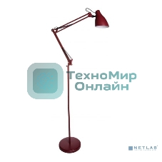 Светильник напольный, торшер, Camelion KD-332 C04 красный (230V, 40W, E27)