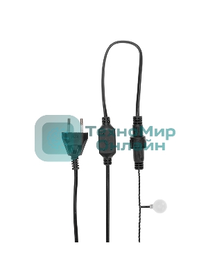 Гирлянда Neon-night Шарики Ø25 мм, 5 м, темно-зеленый ПВХ, 25 диодов, цвет RGb