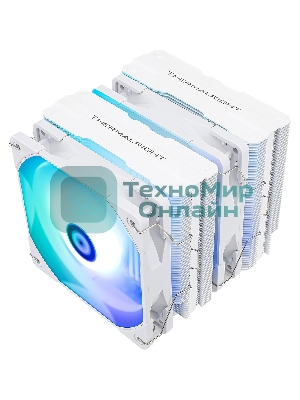 Устройство охлаждения(кулер) Thermalright Peerless Assassin 120 White ARGb Soc-AM5/AM4/1151/1200/2066/2011/1700 белый 4-pin 25.6dB Al+Cu 750gr Ret (PA120-WH-ARGb)