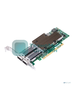 Сетевая карта NetXtreme P2100G (BCM957508-P2100G) SGL 2x100GbE (100/50/25/10GbE), PCIe 4.0 x16, QSFP56, BCM57508, NIC Adapter