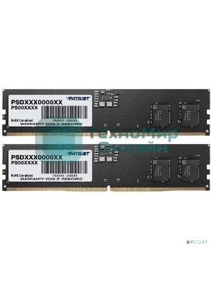 Оперативная память Patriot Signature, DDR5, 32GB (2x16 GB), 5600 MHz, CL46, DIMM