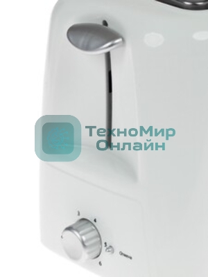Тостер Maxwell MW-1504 W белый, 750 Вт, 2 слота