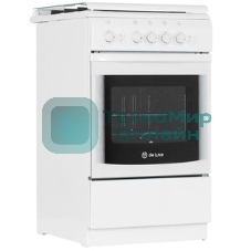 Плита газовая De Luxe 506040.04Г (КР) ЧР белый, конфорок 4 газовых, духовка 60 л, 50 см x 85 см x 60 см