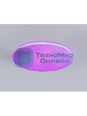 Светодиодный светильник RGB Ambrella light FZ417 WH белый IP20 46W 3000K-6500K+RGB D380*60 (ПДУ ИК)