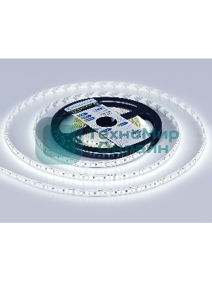Светодиодная лента Ambrella light GS1303 2835 180Led/ 14.4W m/ 12V IP20 6500K/ 5000*8*1.2mm (2 конт.)