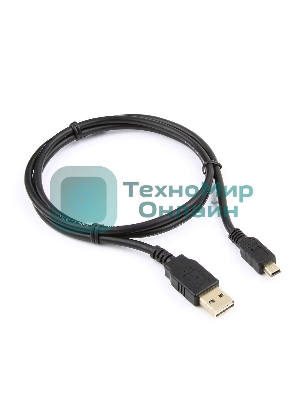 Кабель USB2.0 Gembird/Cablexpert, мультиразъем USB, AM/miniB 5P, 1м, пакет CC-5PUSB2D-1M