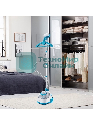 Отпариватель Kitfort КТ-957 белый/бирюзовый, 1500 Вт, 25 г/мин, 1900 мл