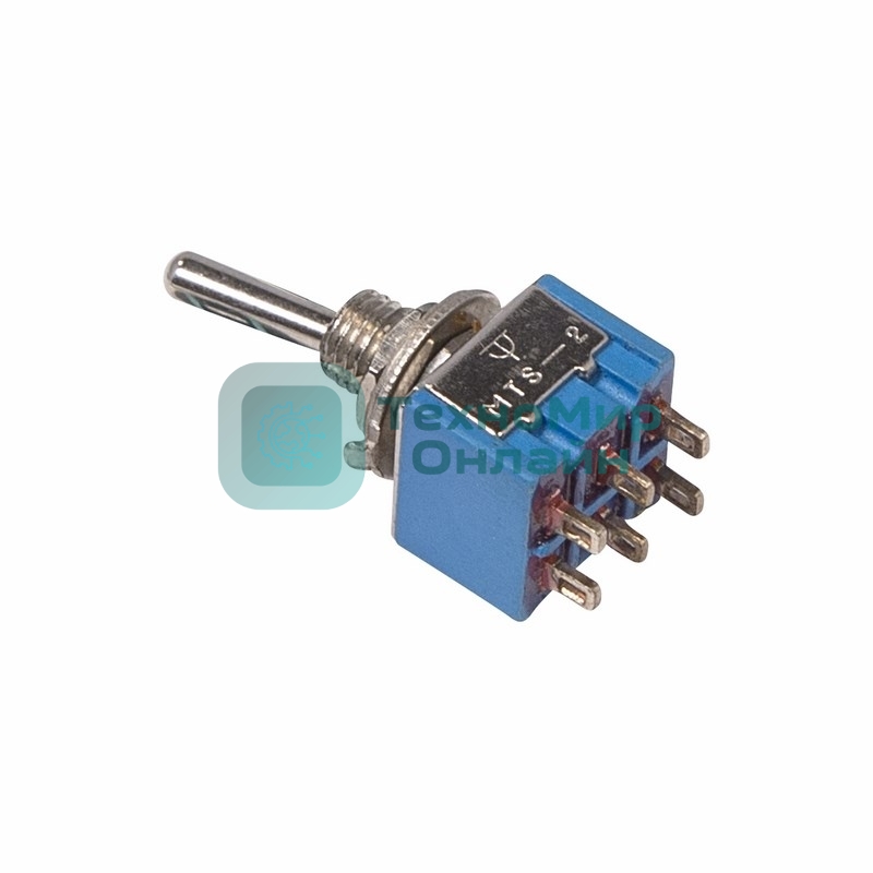 Тумблер Rexant 250V 3А (6c) ON-ON двухполюсный Micro