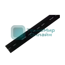 Трубка термоусадочная Rexant 15.0/7.5 1м черный