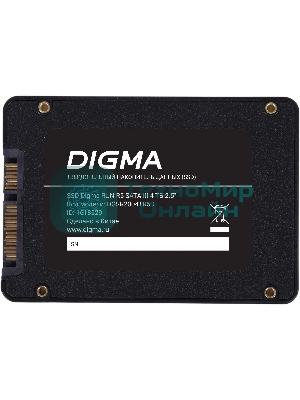 Накопитель SSD Digma Run R5, 4Tb, SATA III, 2.5