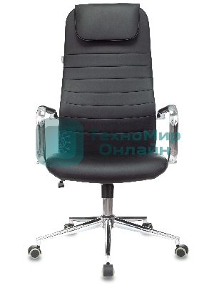 Кресло Бюрократ Chair Brt KB-9N/ECO/BLACK черный, экокожа