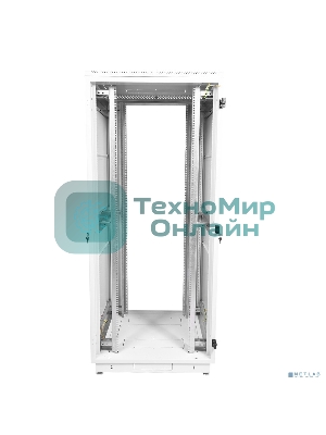 Шкаф коммутационный ЦМО ШТК-М-42.8.8-4ААА 42U 800x820 мм пер. дв. перфор. задн. дв. стал. лист 2 бок. пан. 500 кг белый