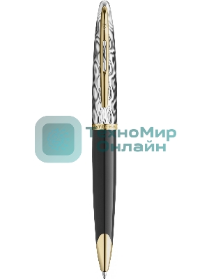 Ручка шариков. Waterman Reflections of Paris Carene DeLuxe (2200946) Black GT M син. черн. подар.кор.