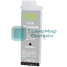 Картридж перезаправляемый струйный Cactus CS-R-PFI320MBK-CHIP PFI-320 черный матовый (260мл) для Canon imagePROGRAF TM-200/200MFP/205/300/300MFP/305/250/255/350/355 с чипом
