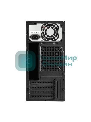 Компьютерный корпус Minitower ExeGate BAA-303M-AA500 (mATX, БП AA500 с вент. 8см, 2*USB, HD Audio, черный)