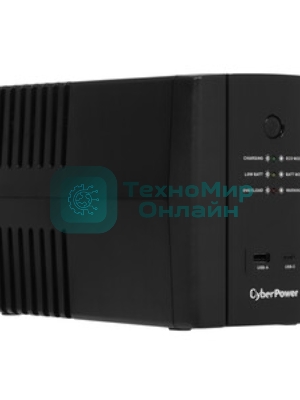 Источник бесперебойного питания CyberPower UT1500EIG/1500 ВА/900 Вт/USB/RJ-11/RJ-45/6xIEC 320 C13 (компьютерная)