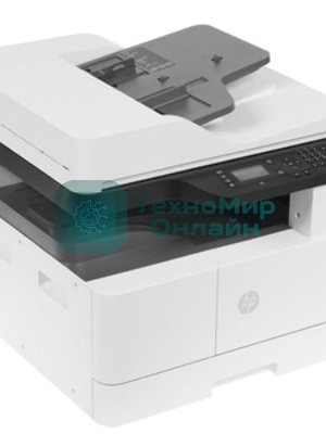 МФУ лазерное HP LaserJet MFP M443nda (8AF72A), A3, ч/б, печ. до 25 стр/мин. (А4) до 13 стр/мин. (А3), скан. до 21 стр/мин., 1200 x 1200 dpi (печать) 600x600dpi (скан.), USB, RJ-45