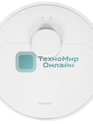 Робот-пылесос Dreame D10 Plus белый, 5200 мА·ч Li-Ion, уборка сухая/влажная, пылесборник контейнер 0.4 л