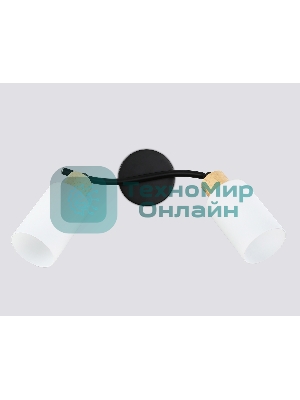 Светильник Ambrella light TR8721/2 BK/WD черный/дерево E14/2 max 60W 380*100*210