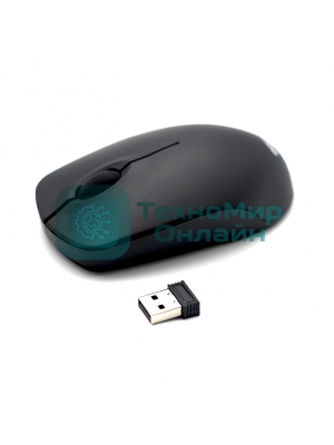 Мышь беспроводная Ritmix RMW-506 черный, 1000 dpi, радиоканал, USB, кнопки - 3